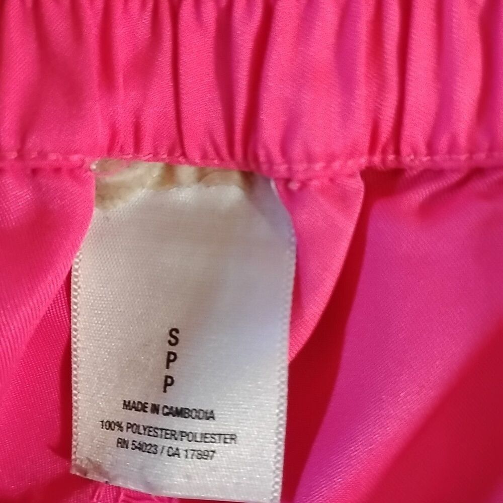 Womens Hot Pink Shorts Size Small Drawstring - Picture 3 of 4
